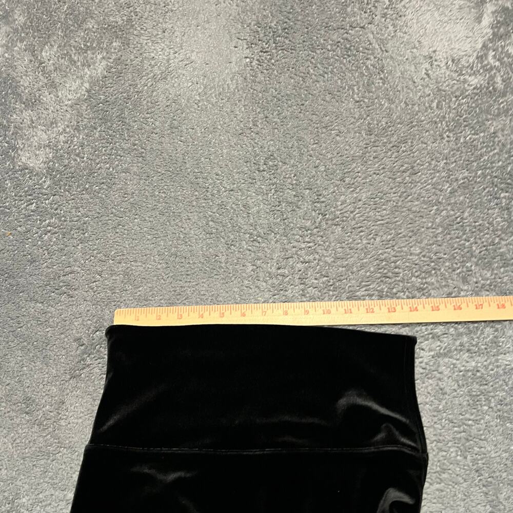 Spanx Leggings Womens XL Velvet Leggings Black 2070 Pants - Picture 8 of 10